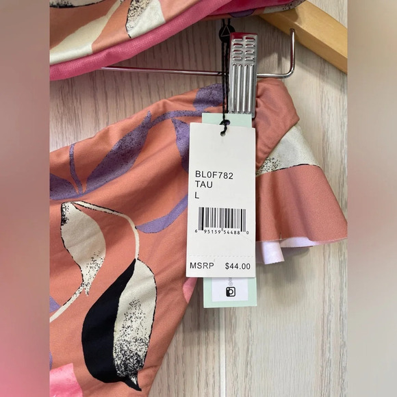 Th Bikini Lab Floral Bikini Set Size L NWT - Picture 4 of 6